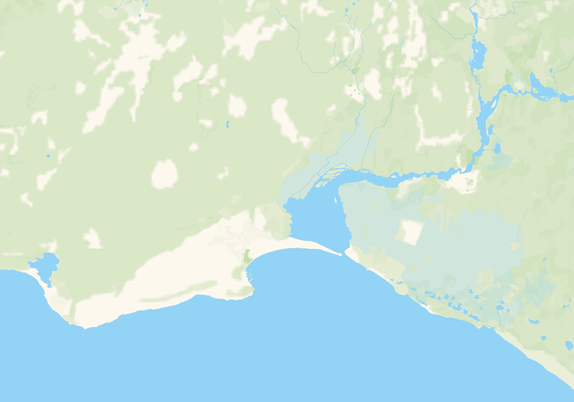 Kort úr Mapbox