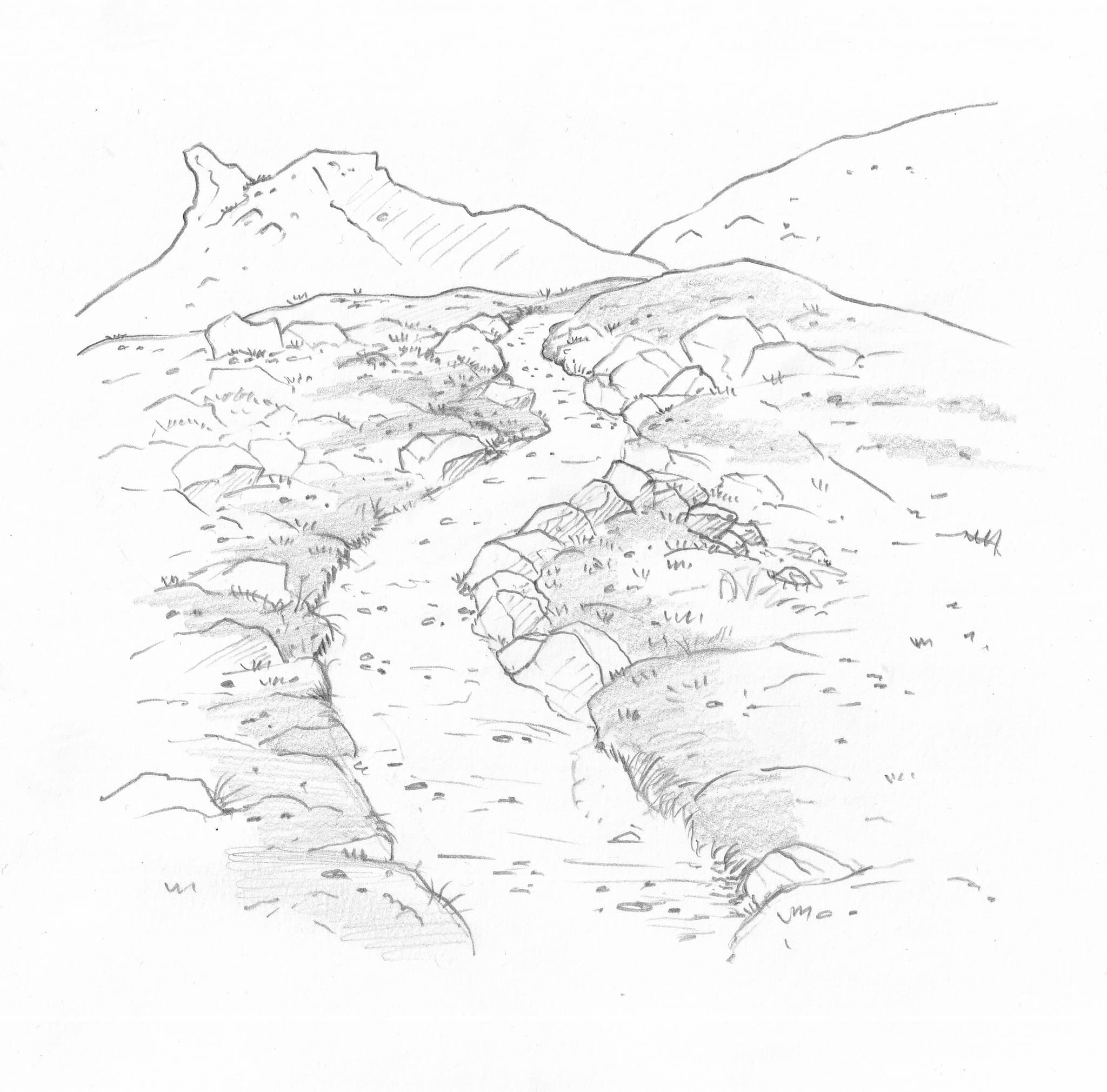 Stígur eftir viðgerðir